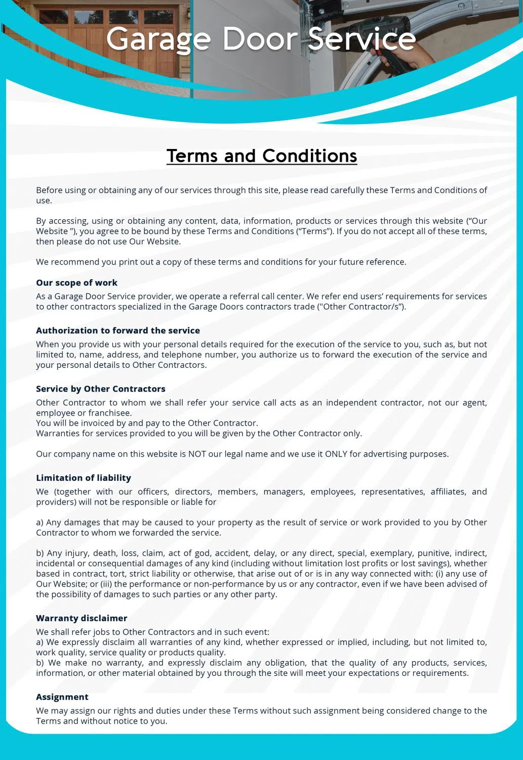 Capitol Garage Door Service Oakland, CA 510-824-4036 - terms-gr-10m